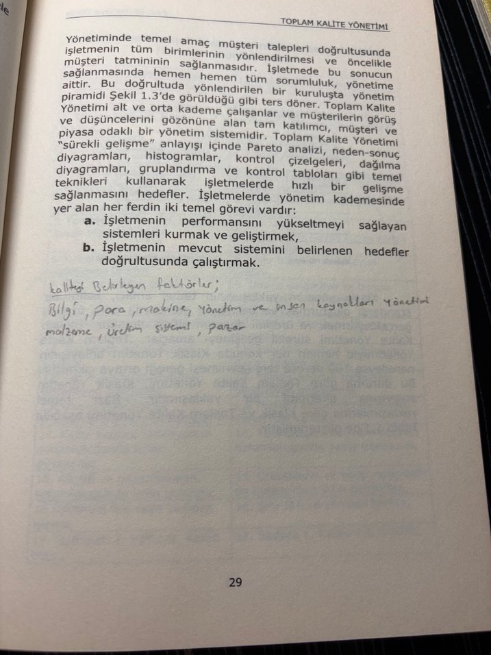 Toplam Kalite Yönetimi - Prof. Dr. Mahmut Tekin - Görsel 3
