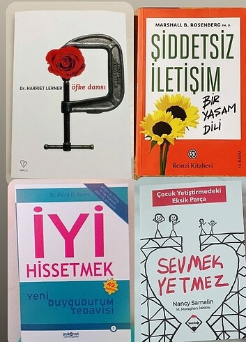 Öfke dansı. İyi hissetmek. Şiddetsiz iletişim. Sevmek yetmez 