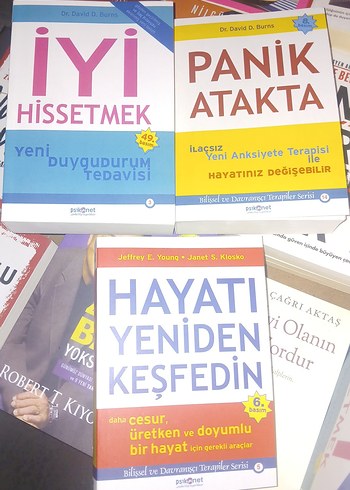 İyi Hissetmek, Panik Atakta, Hayatı Yeniden Keşfedin Kitapları