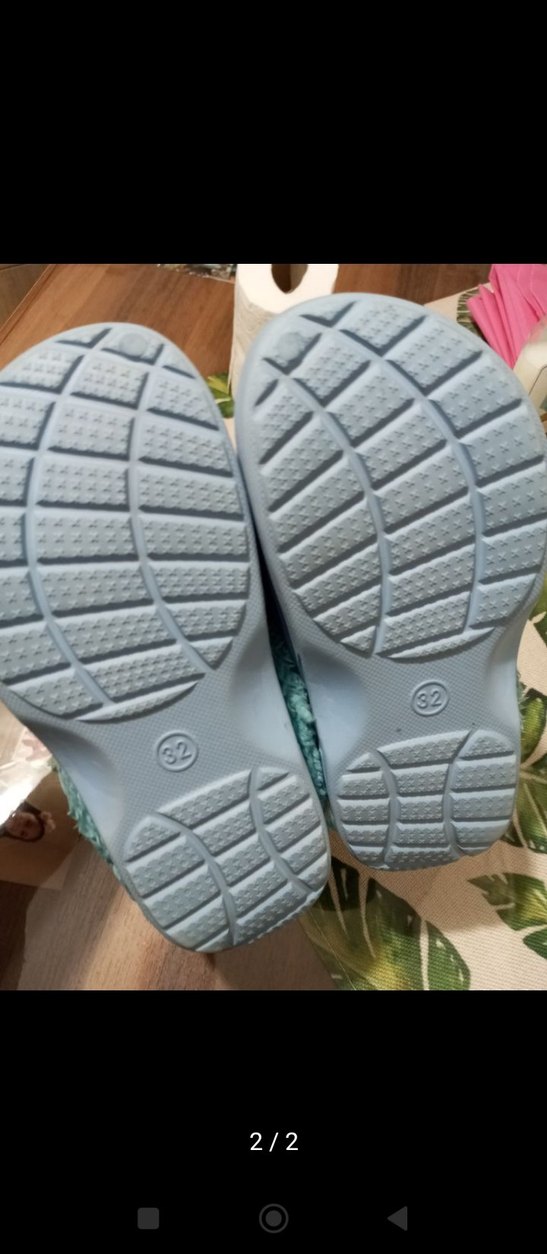 Mavi Polar Kız Çocuk Ev Terliği - Görsel 2