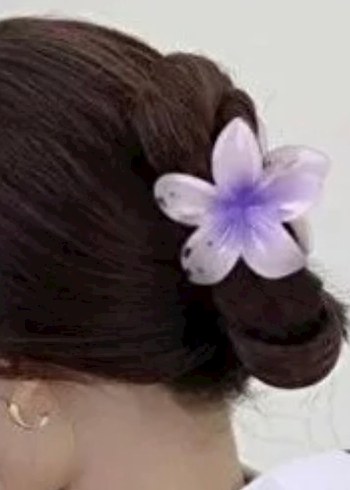 Lotus çiçeği Saç Tokası - Görsel 2