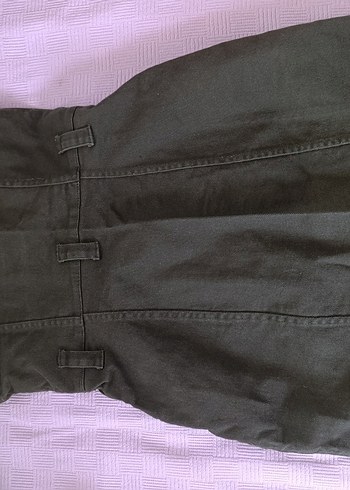 H&M Düğmeli, Askılı, haki Kadın Midi Tulum