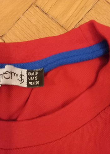 Diğer Kırmızı Bahçeşehir KolejiSweatshirt, Salaş Kesim, Yuvarlak Yaka