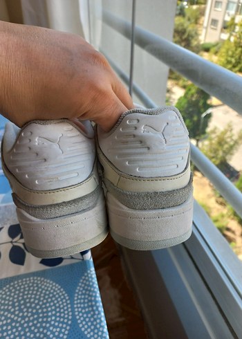 Puma Beyaz Platform Topuklu sneaker puma marka Spor Ayakkabı