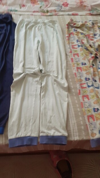 11-12 Yaş Beden çeşitli Renk penti pijama takımları
