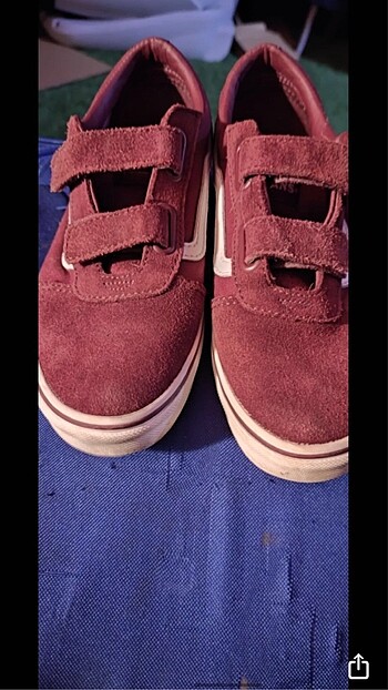 36 Beden bordo Renk Vans ayakkabı