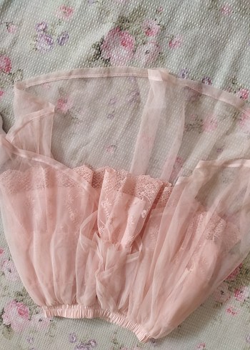 LC Waikiki Dantel Detaylı Pembe kuyruklu etek