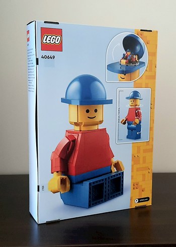 Diğer LEGO Mavi Başlıklı Büyük Minifigür 40649