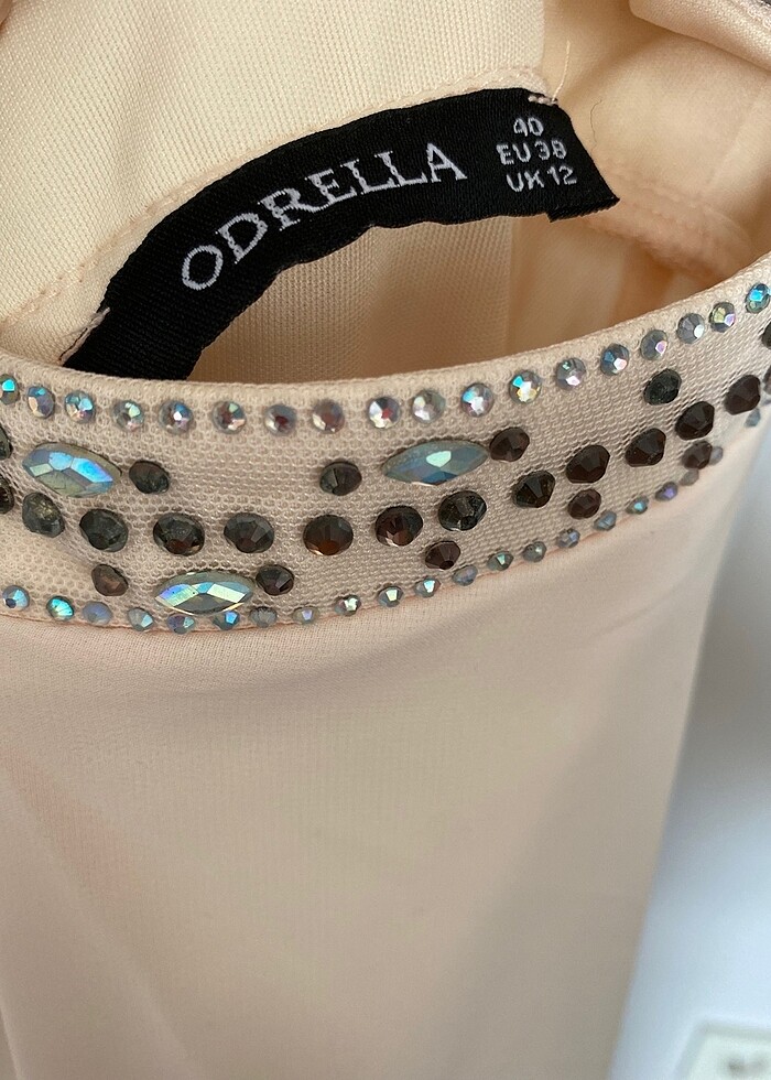 Pudra renk Abiye - Görsel 3