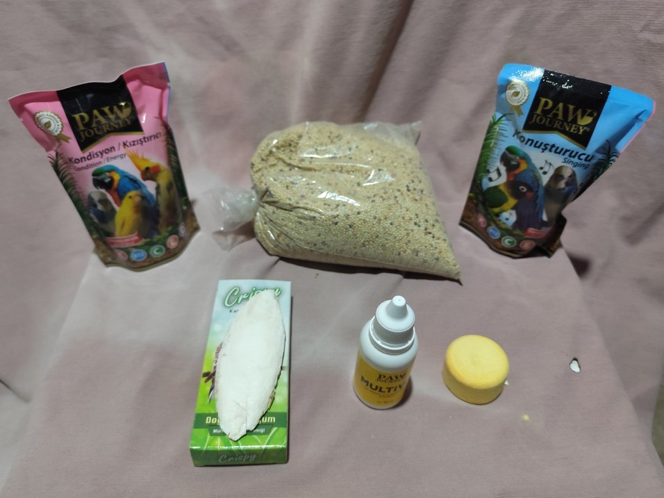 kuş yemi ve ilaçları kalamar kemiği - Görsel 2