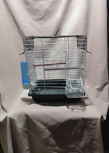 Gri Kuş Kafesi Yemlik ve Suluklu
sıfır ürün - Görsel 2