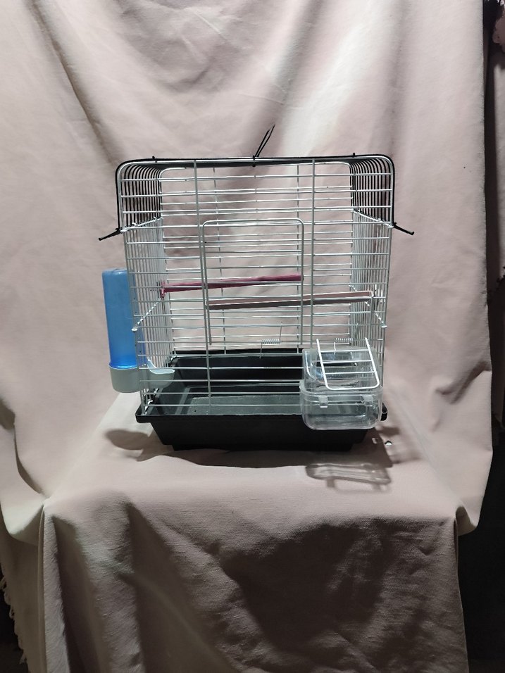 Gri Kuş Kafesi Yemlik ve Suluklu
sıfır ürün - Görsel 2