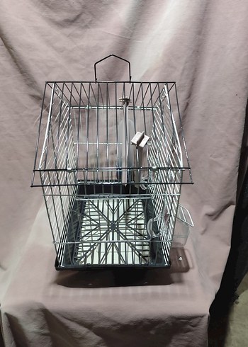 Gri Metal Kuş Kafesi Çift Yemlikli
sıfır ürün - Görsel 3