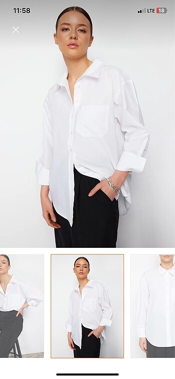 Trendyolmilla oversize gömlek