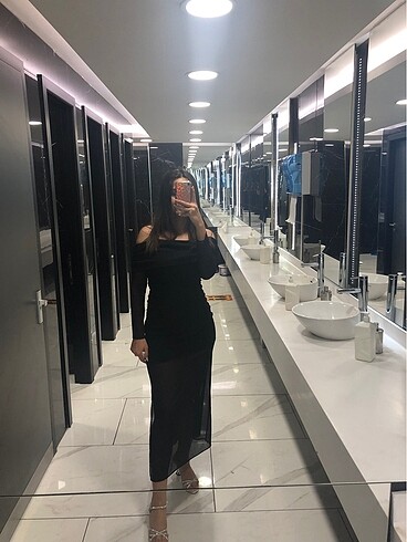 Zara Siyah zara elbise