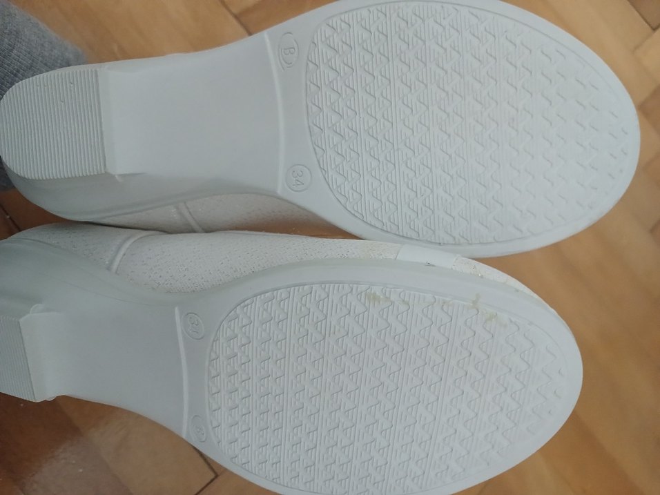 Kız Çocuk Beyaz Fiyonk Detaylı Babet - Görsel 4