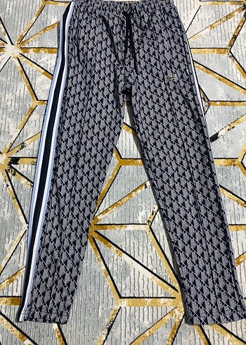 Erkek Gri Desenli Fermuarlı boğazlı eşofman takımı - Görsel 5