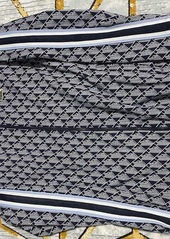 Erkek Gri Desenli Fermuarlı boğazlı eşofman takımı - Görsel 3