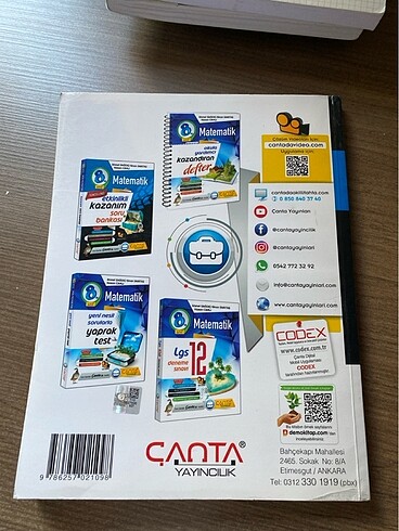  Çanta yayınları 8.sınıf matematik lgs soru avcısı