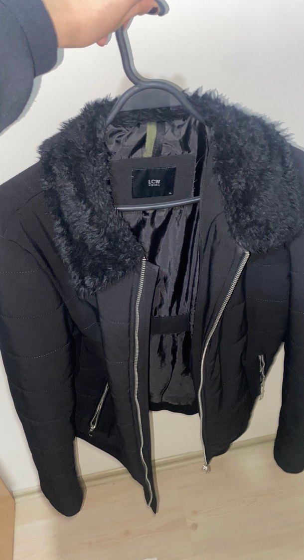 Siyah Süet Kürk Detaylı Erkek Ceket - Görsel 2