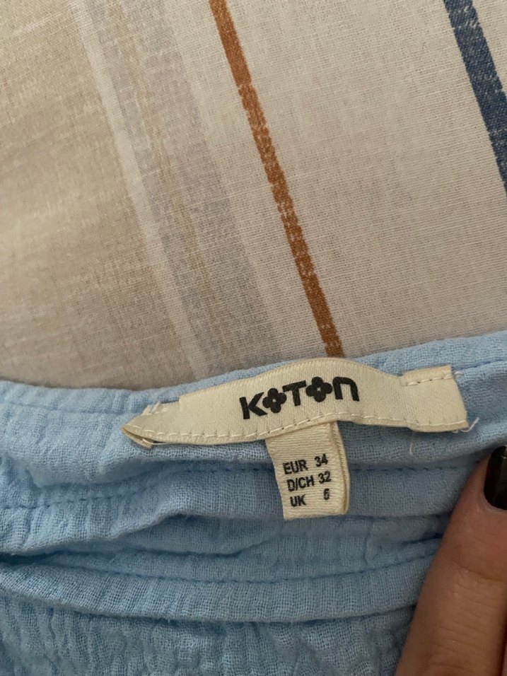 Koton bebe mavisi yazlık üst - Görsel 2