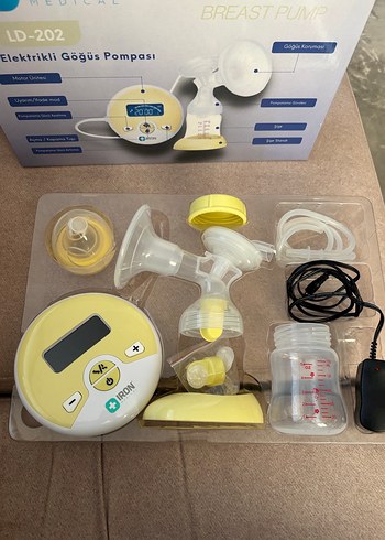 IRON LD-202 Elektrikli Göğüs Pompası Sarı - Görsel 2