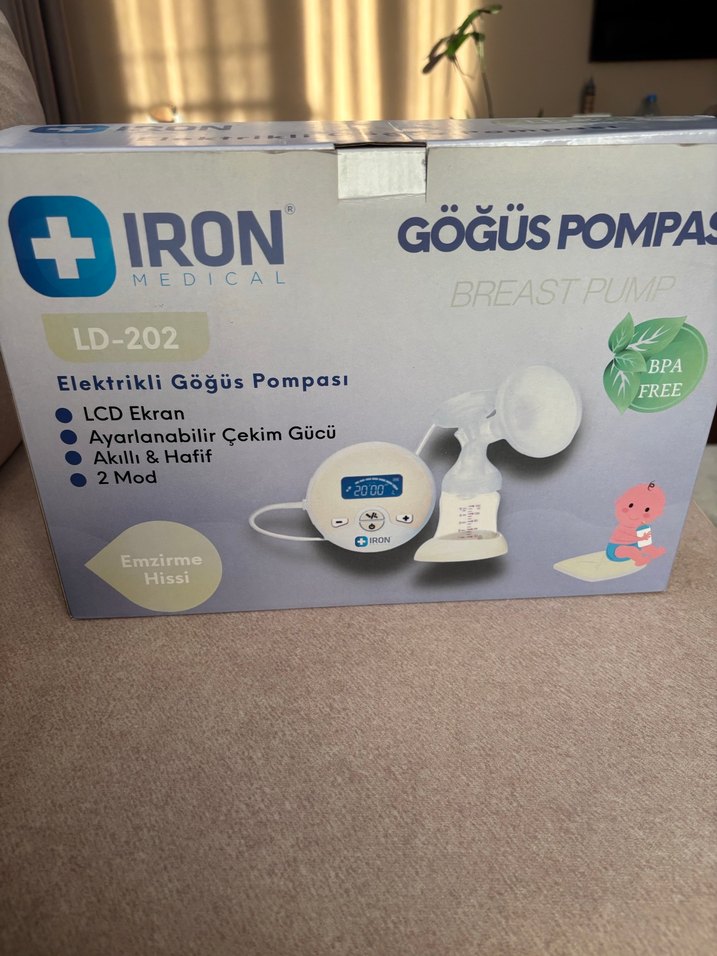 IRON LD-202 Elektrikli Göğüs Pompası Sarı - Görsel 3