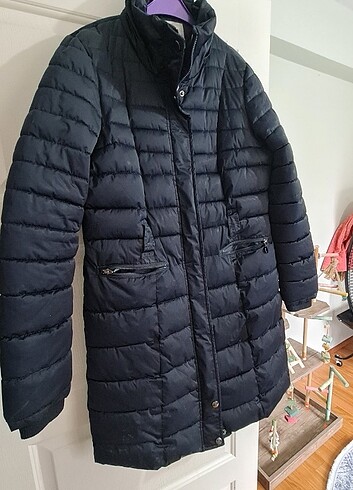 Kadın uzun mont - Görsel 7