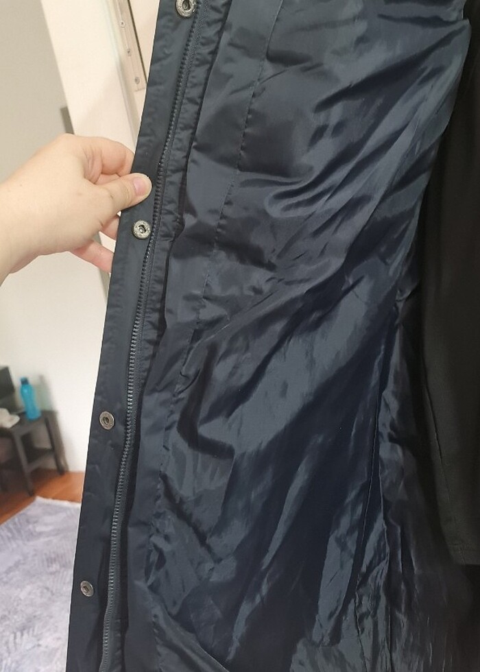 Kadın uzun mont - Görsel 5