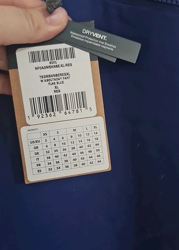 North Face Kadın Koyu Mavi Kayak Pantolonu - Görsel 3