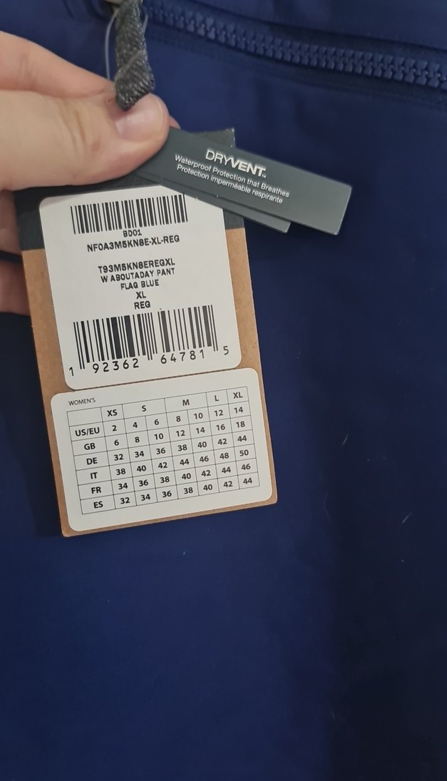 North Face Kadın Koyu Mavi Kayak Pantolonu - Görsel 3