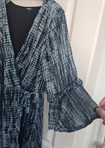 Kadın Bağcıklı Uzun Bohem Elbise - Görsel 3