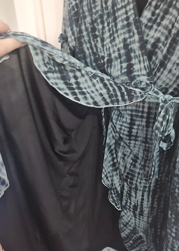 Kadın Bağcıklı Uzun Bohem Elbise - Görsel 5