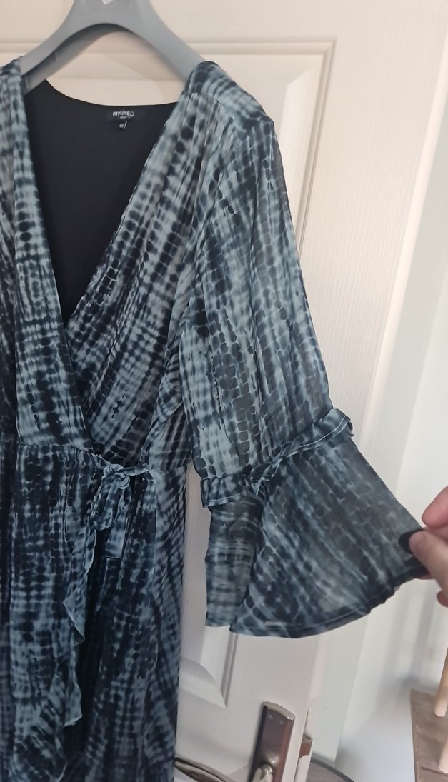 Kadın Bağcıklı Uzun Bohem Elbise - Görsel 3