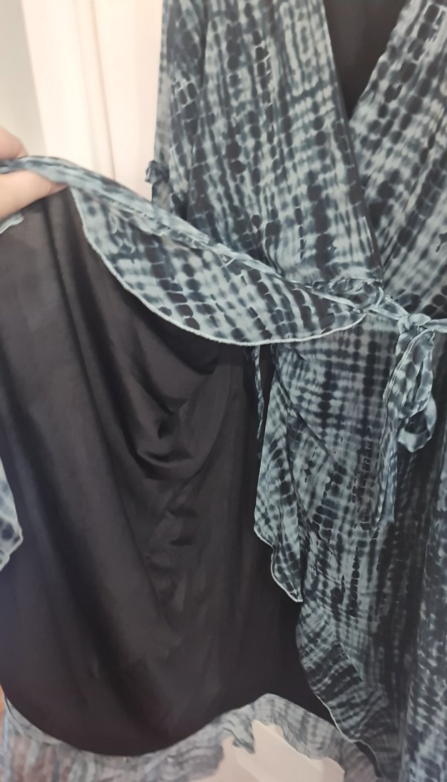 Kadın Bağcıklı Uzun Bohem Elbise - Görsel 5