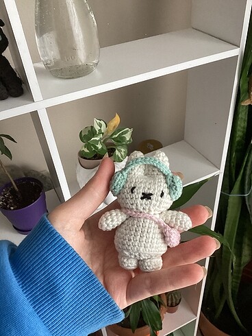 Crochet tavşan çantalı