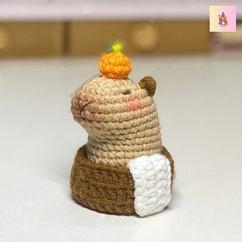 Diğer Capybara örgü anahtarlık