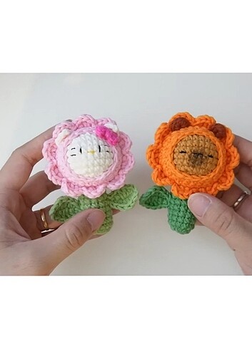 Hello kitty ve capybara anahtarlık 