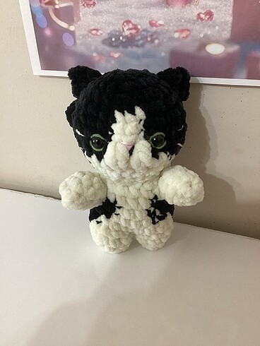 Kedi örgü peluş