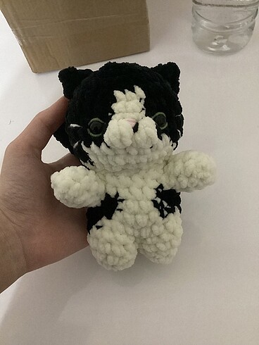 Beden Kedi örgü peluş