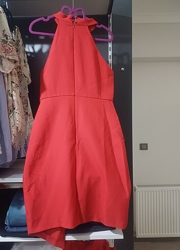 40 Beden Kırmızı mini elbise