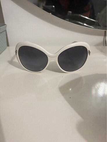 Beden beyaz Renk Karen Walker Beyaz Güneş Gözlüğü