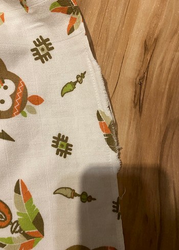Beden kahverengi Renk Desenli Çocuk müslin örtü