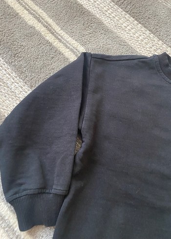 Siyah Erkek Çocuk Sweatshirt - Görsel 2