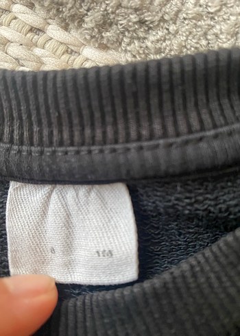 Siyah Erkek Çocuk Sweatshirt - Görsel 4