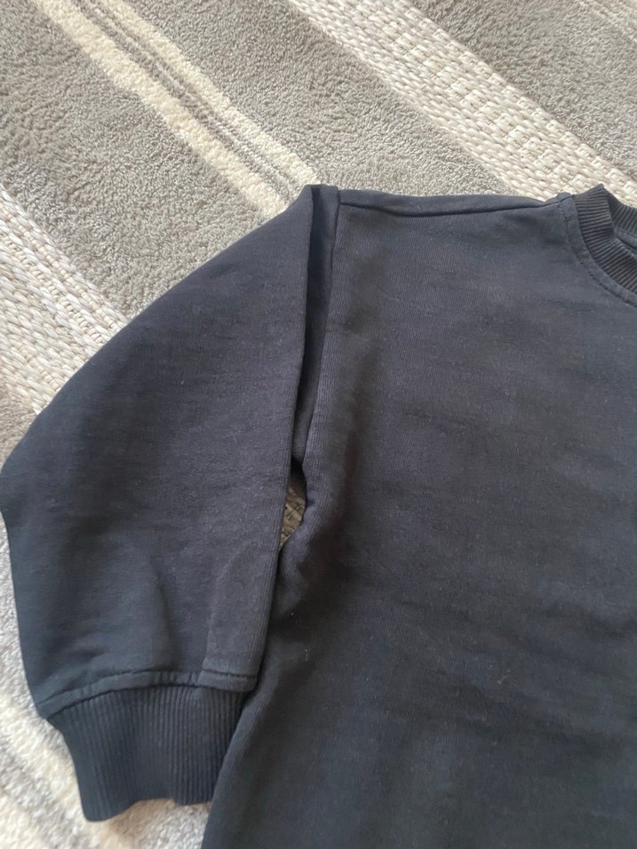 Siyah Erkek Çocuk Sweatshirt - Görsel 2