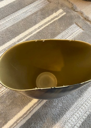 Kahverengi Siyah Tonlu Dekoratif Vazo - Görsel 5