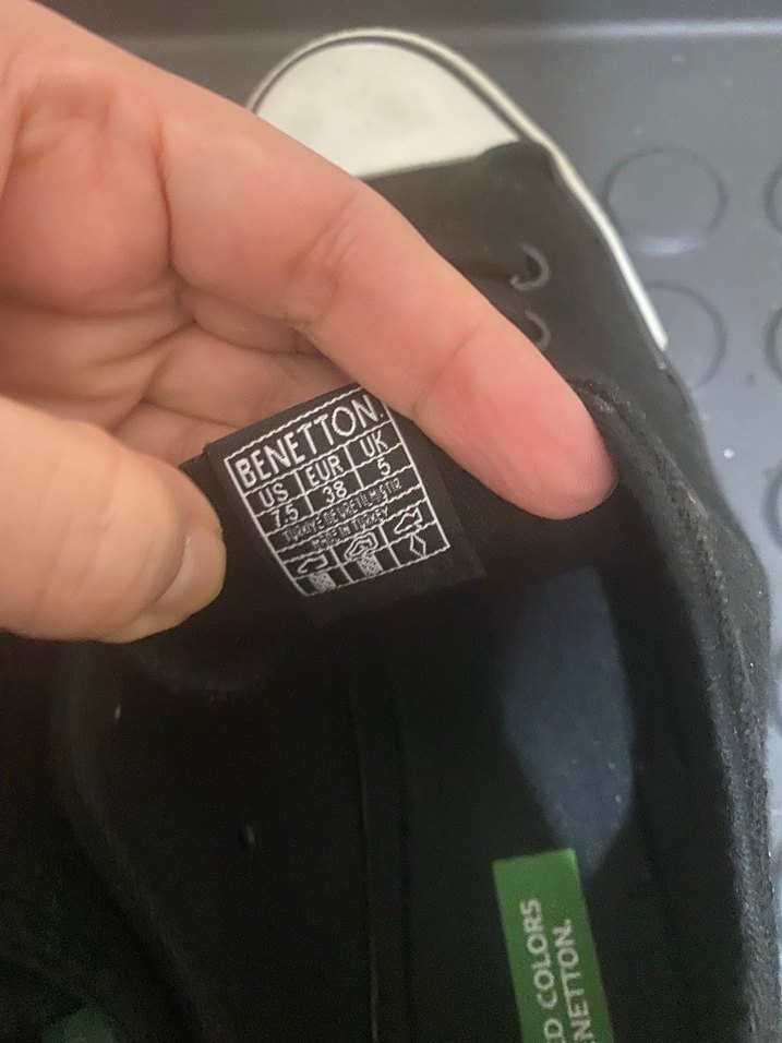 Siyah Düz Tabanlı Kadın Spor Ayakkabı - Görsel 4