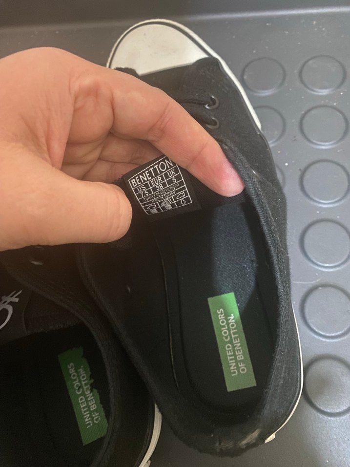 Siyah Düz Tabanlı Kadın Spor Ayakkabı - Görsel 5