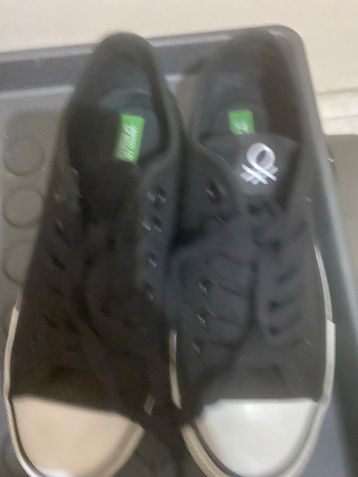 Siyah Düz Tabanlı Kadın Spor Ayakkabı - Görsel 2